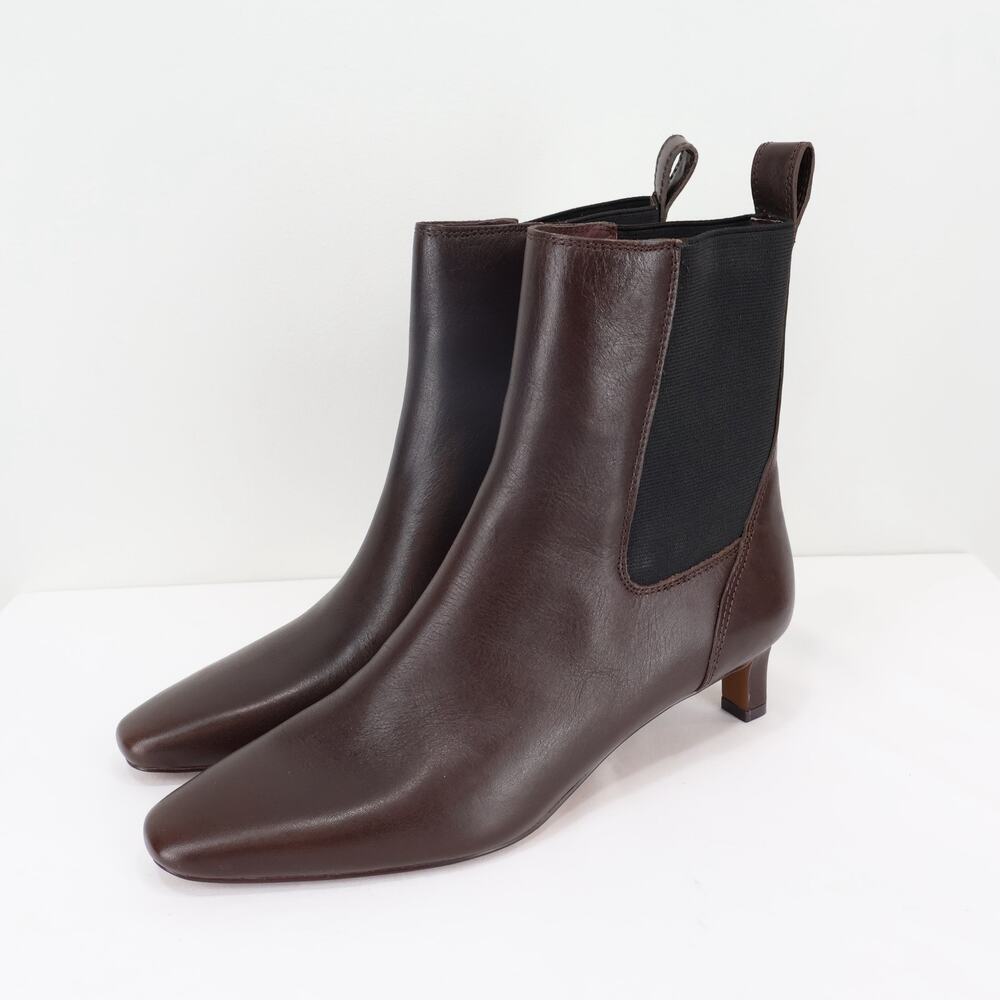 Madewell The Dimes Chelsea Boot Turkish Coffee Brown Size 7 NWOB - Picture 2 of 10